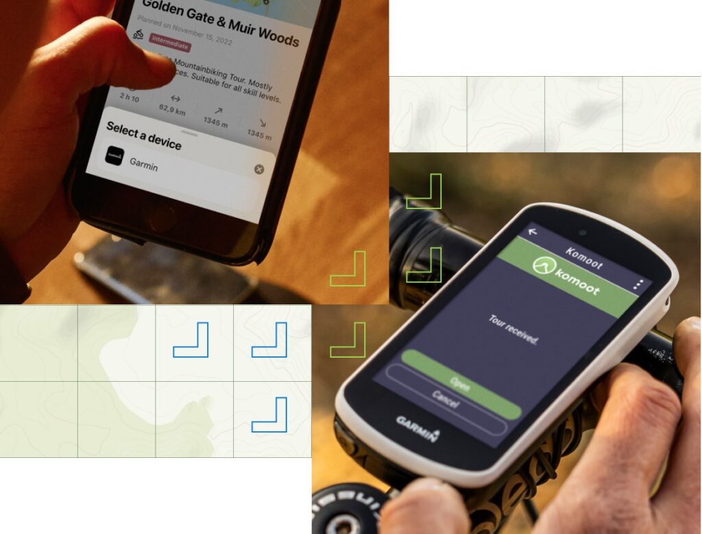 2023 Komoot Garmin send to device
