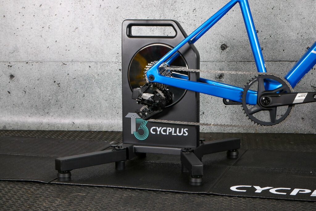 2024 CycPlus T3 High-Power Smart Bike Trainer – with bike