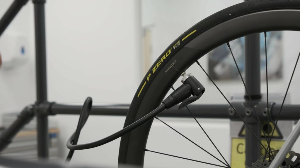 2024 Orbea Orca Silverstone testing wheel tyre pressure