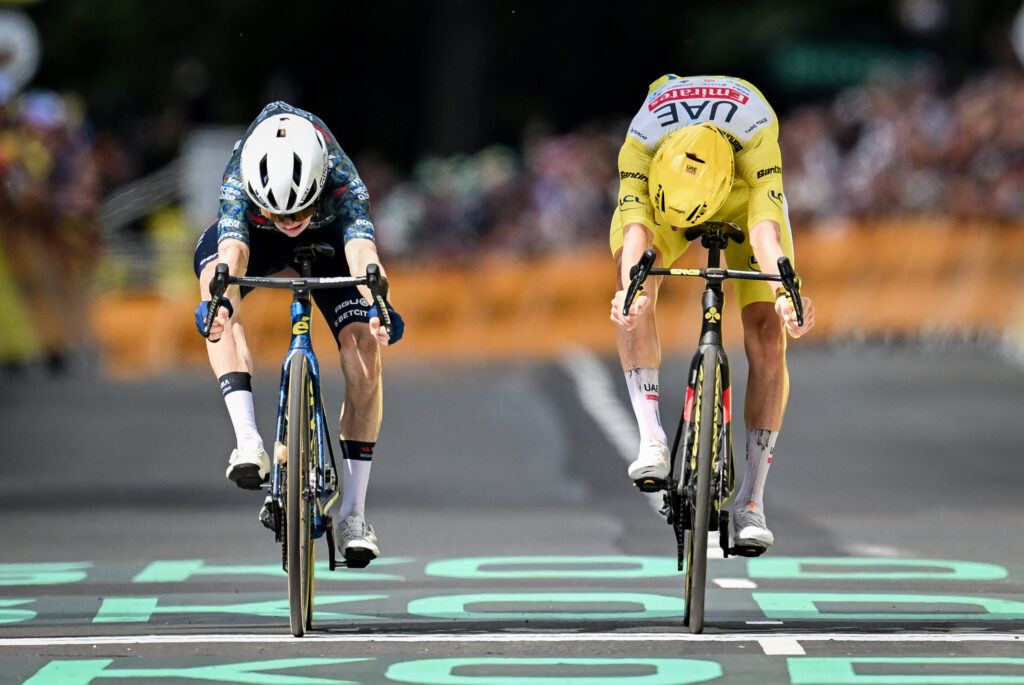 Tadej Pogačar and Jonas Vingegaard, 2024 Tour de France