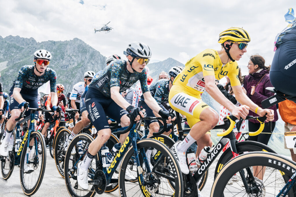Tadej Pogačar and Jonas Vingegaard, 2024 Tour de France