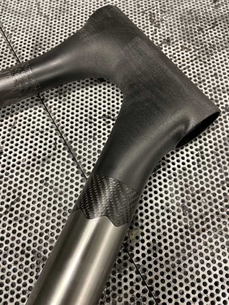 2025 Field Cycles prototype head tube down tube junction
