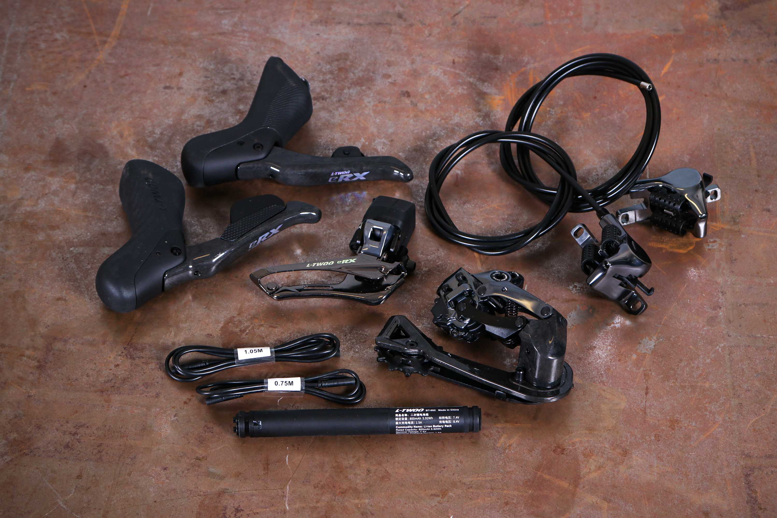 L-Twoo eRX Road Electronic Hydraulic Disc Brake Groupset - Cycling