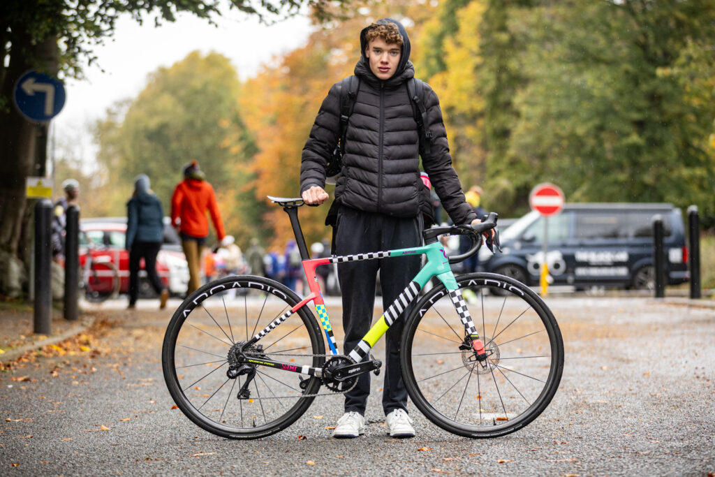 2025 National Hill Climb Championships – Harry Hudson with his bike