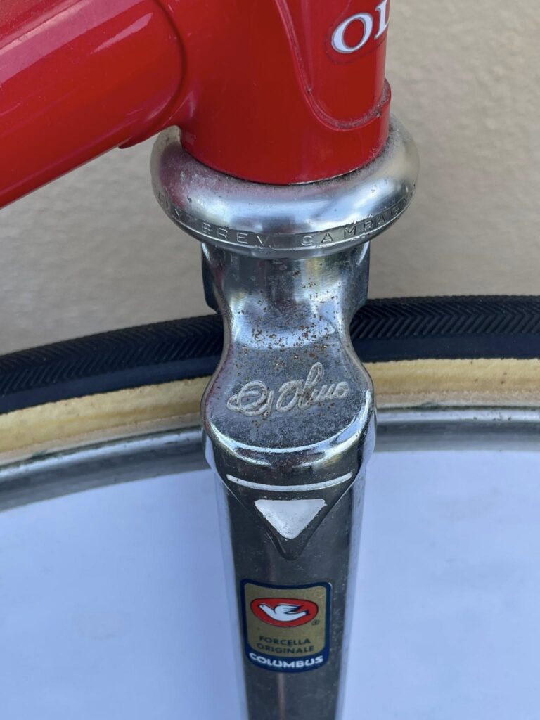 2025 Olmo track bike fork crown