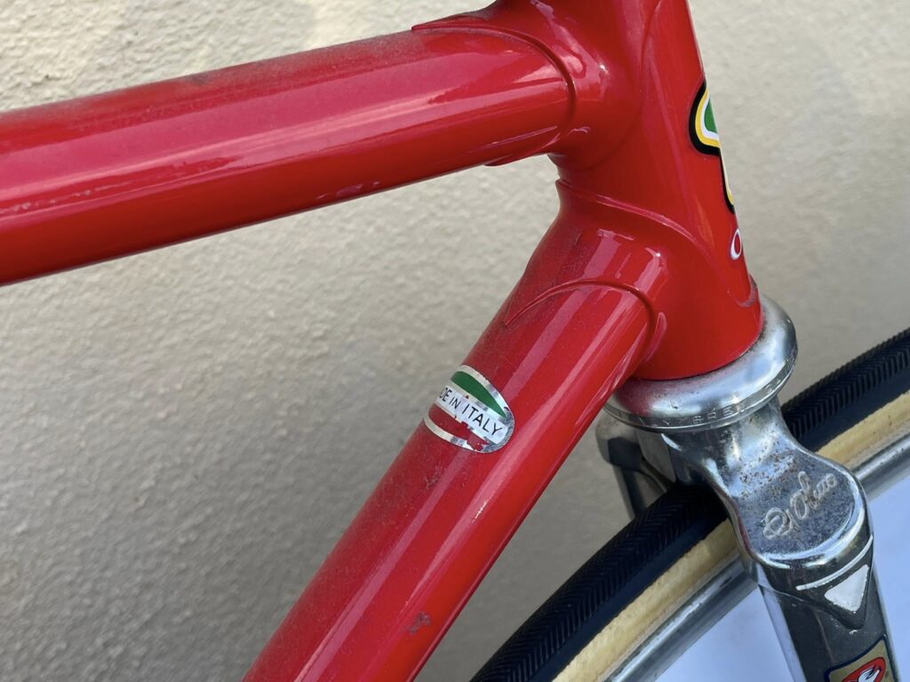 2025 Olmo track bike head tube lugs