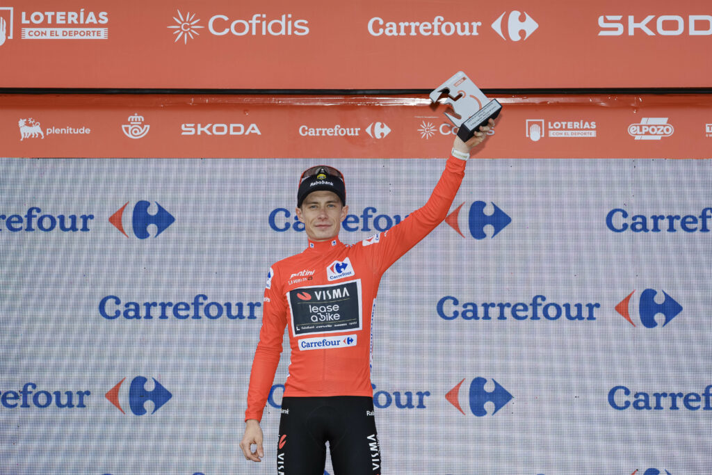 Jonas Vingegaard at the 2025 Vuelta