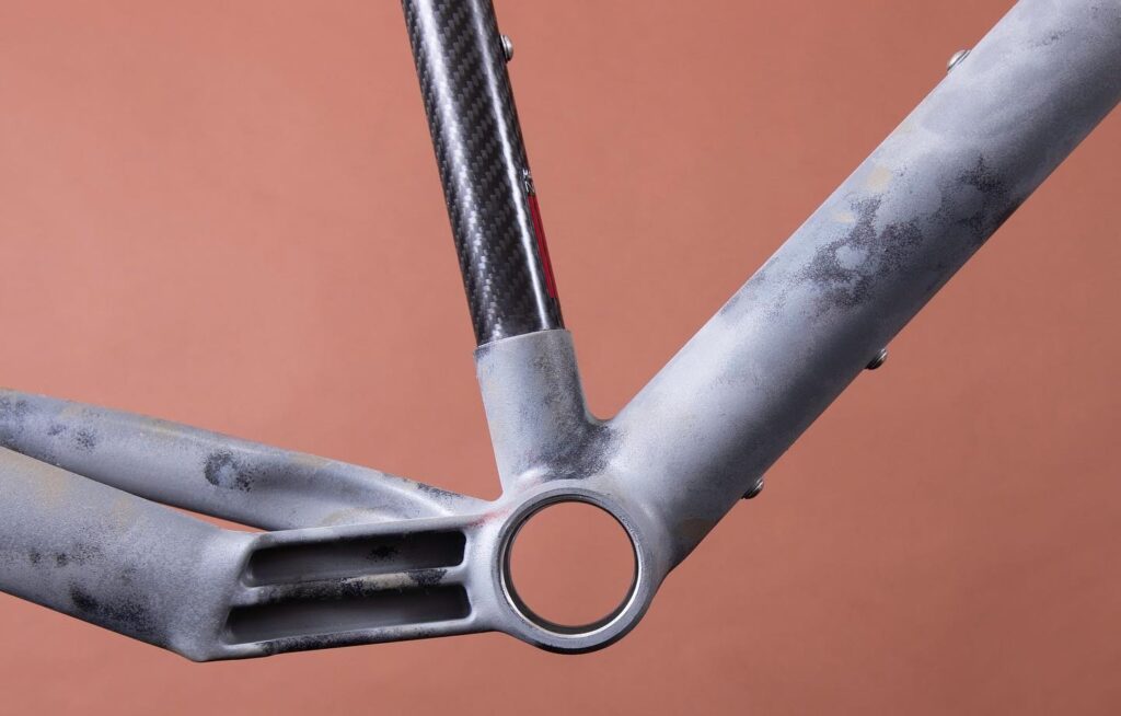 2022 Weis Mfg Brett&rsquo;s custom Hammer Gravel SL bottom bracket area