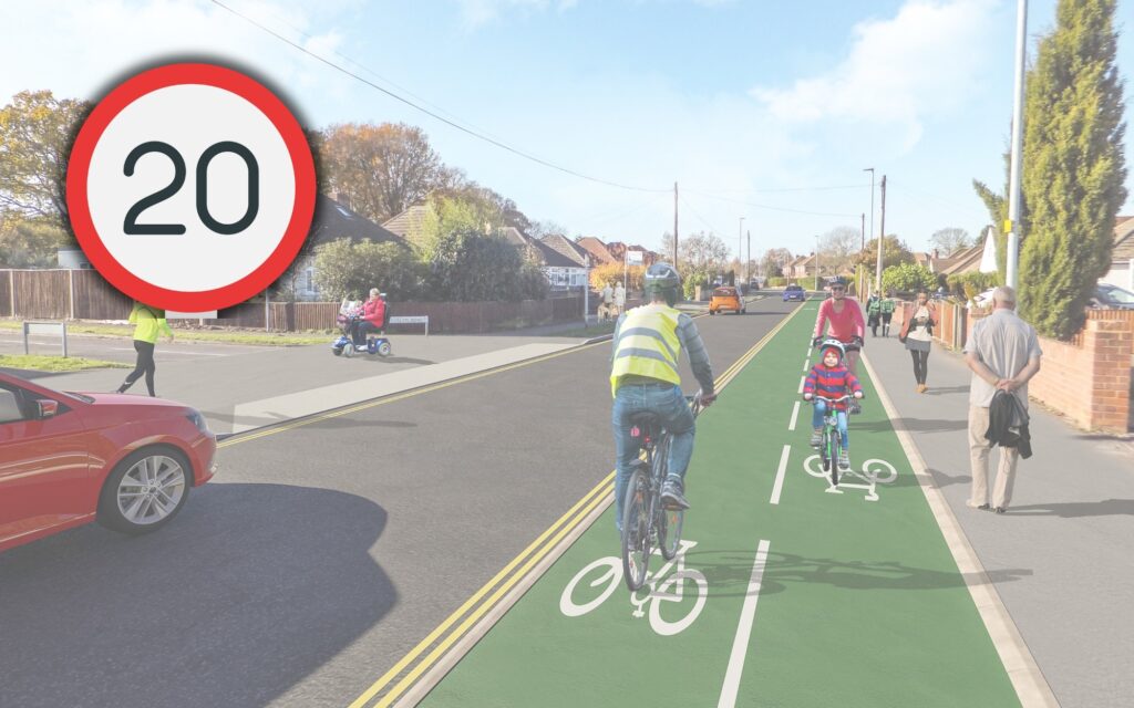 Woodley cycle lane proposal