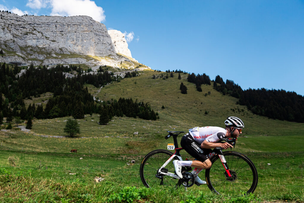 Alex Whitehead/SWpix.com – 17/09/2020 – Cycling – 2020 Tour de France – Stage 18: Meribel to La Roche-sur-Foron – Marc Hirschi 2