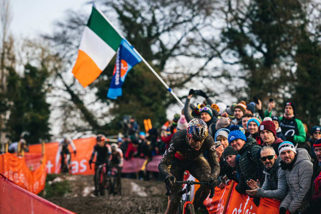Wout van Aert, Dublin UCI Cyclocross World Cup 2022 (Alex Whitehead/SWpix.com)