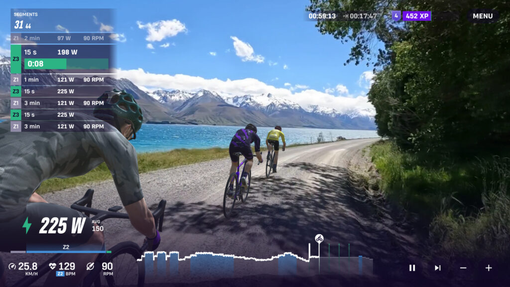 Rouvy Intervals Workout