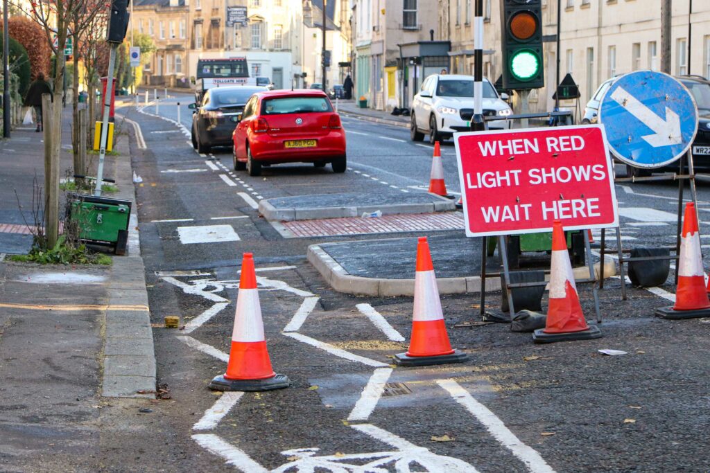 Bath Cycle Lane Bus Stops - 11 Zebra crossing.jpg