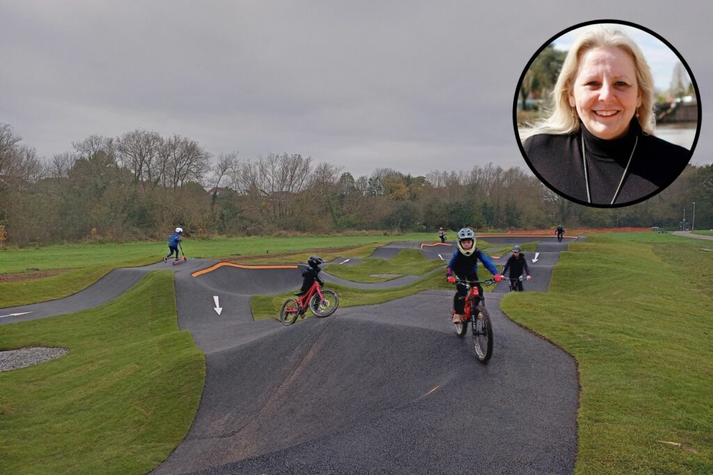 Battenhall Park pump track, Worcester