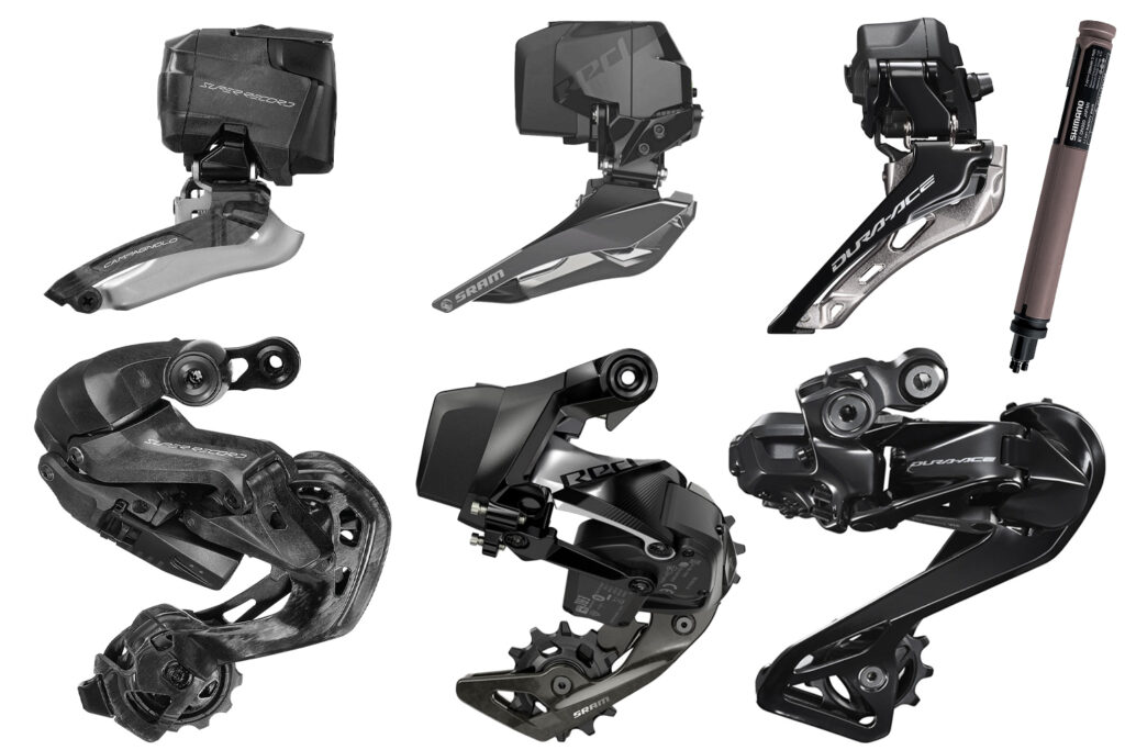 2024 Shimano SRAM Campagnolo battery locations