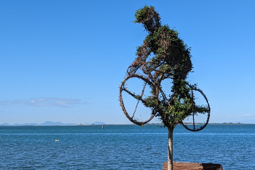 Bicycle sculpture
