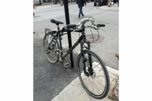 Bike with flipped handlebar