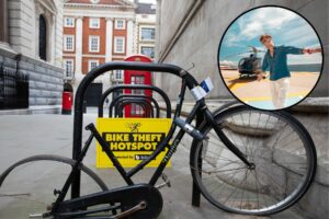 Bike theft hotspot