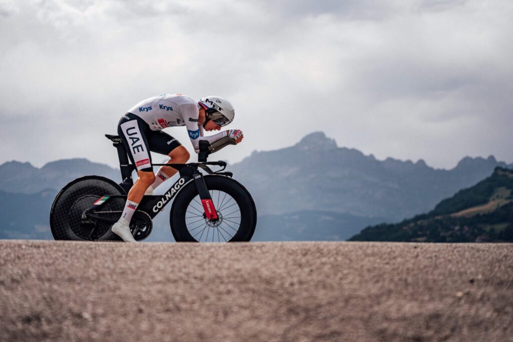2025 Pogacar TT Sync 3d printed titanium aero bars