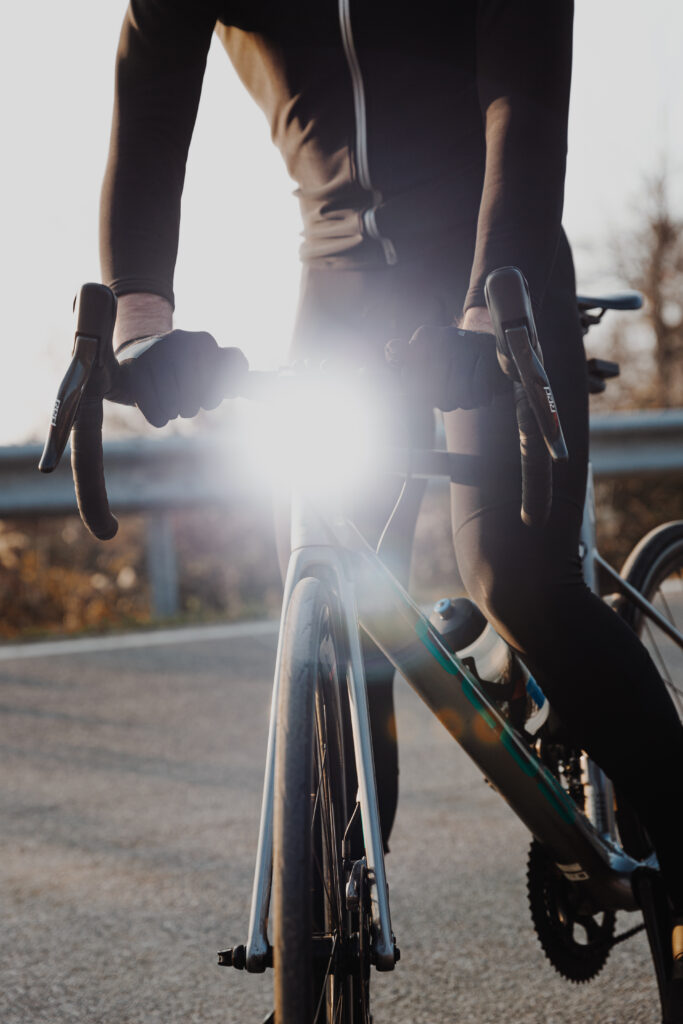 BYB Tech Focus light beam close-up
