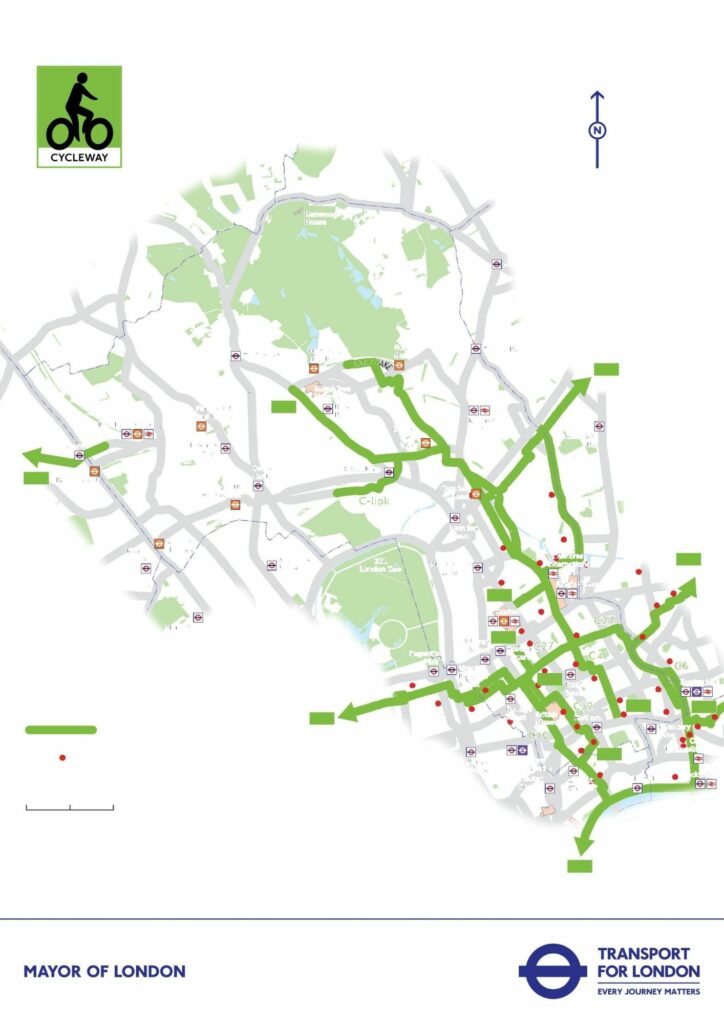 Camden cycle network