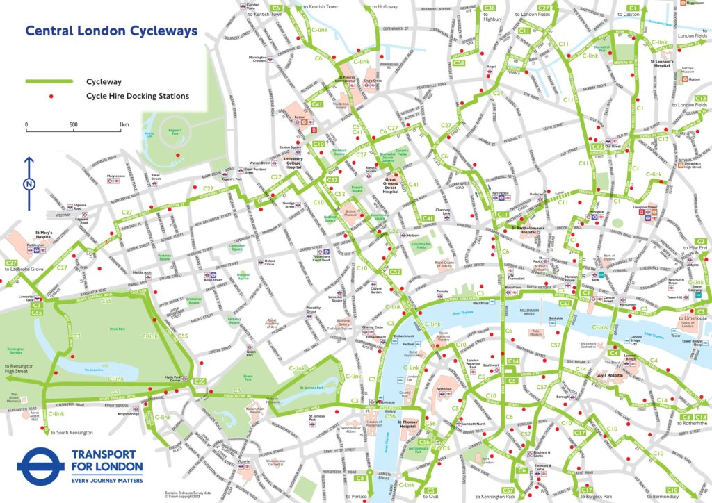 Central London Cycleways