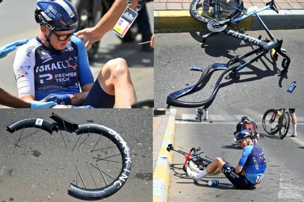 Chris Froome 2025 UAE Tour crash