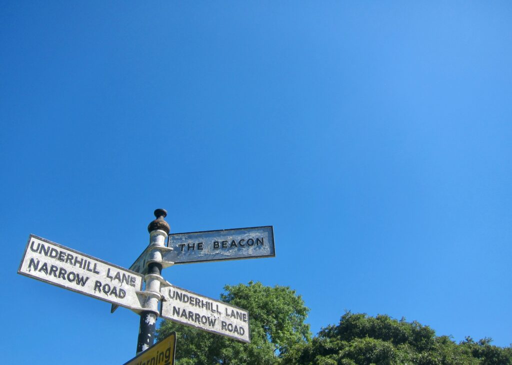 Coffee Ride with komoot – Sussex Lanes – Ditchling Beacon Sign 3