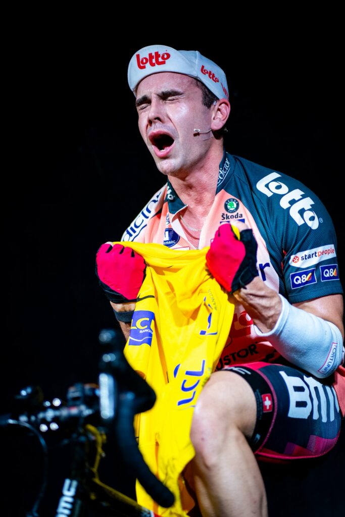 Connor Delves as Cadel Evans