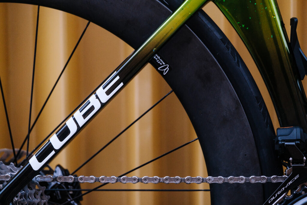 2022 Cube C:68X Biniam Girmay World Champs rear stay @cyclingmedia_agency