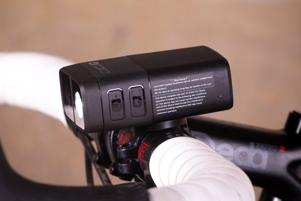 Cycliq Fly12 HD Camera and Front Light - buttons
