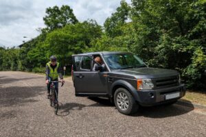 Cyclists told to leave door’s width when passing parked cars