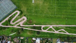 Folkestone Academy mountain bike track