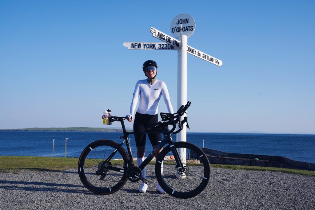 Sarah Ruggins record attempt John o’ Groats
