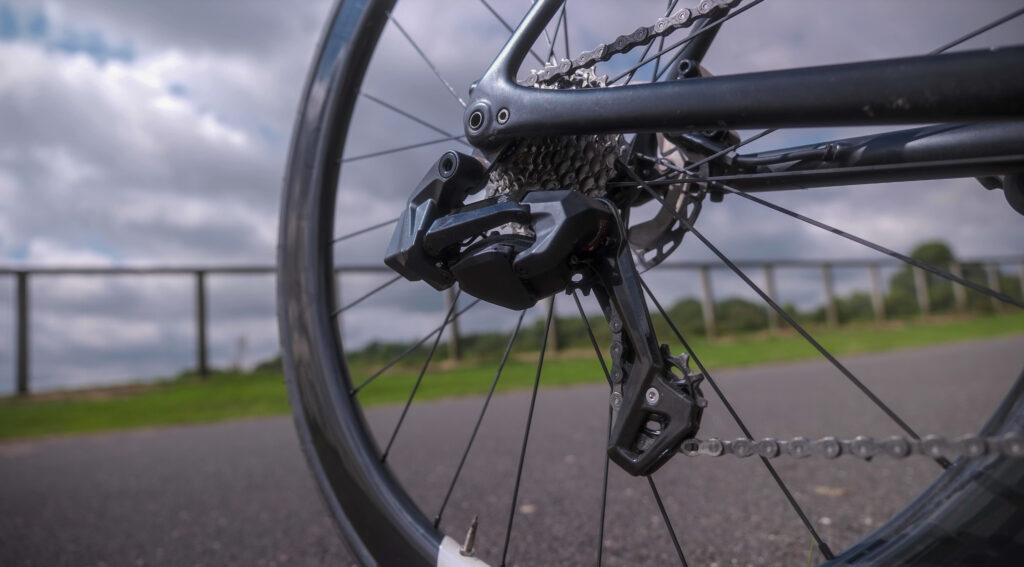 2024 Wheeltop EDS TX on bike rear mech