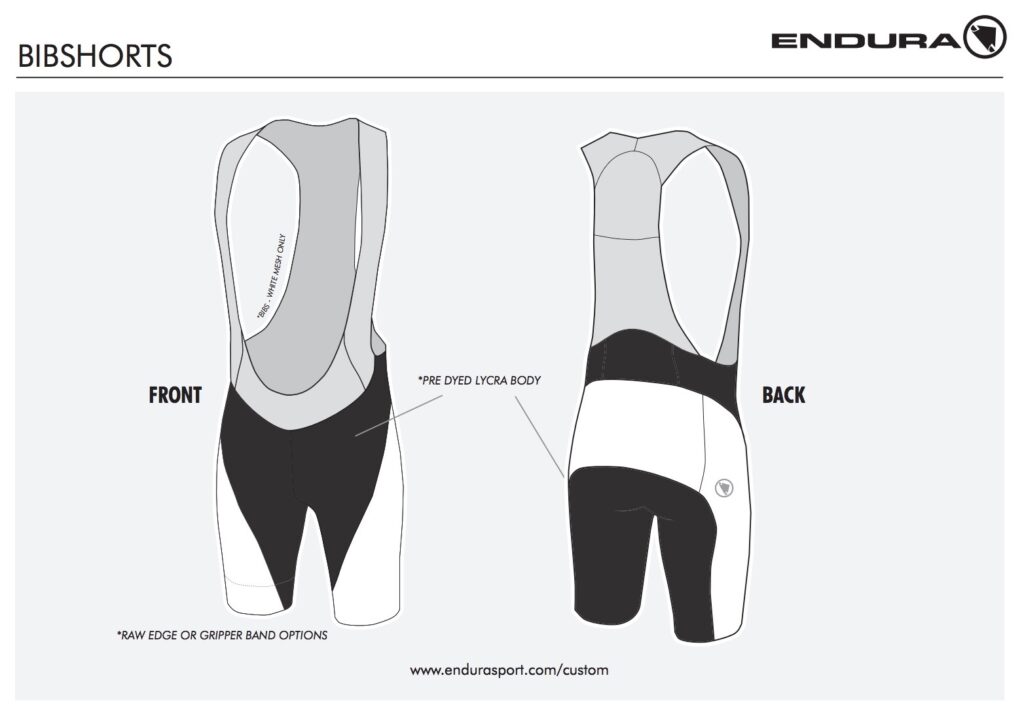 Endura shorts template