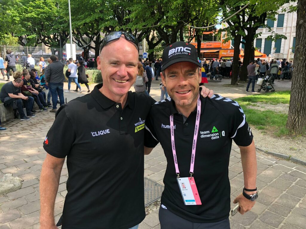 Cadel Evans and Stuart O’Grady