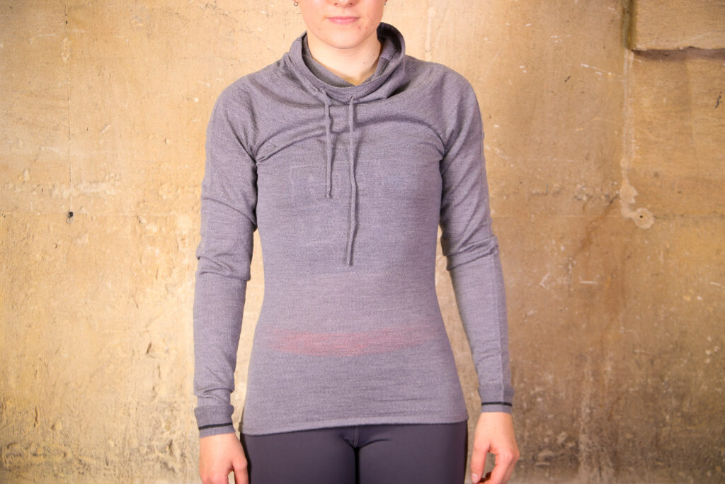 Findra Caddon Merino Wool Cycling Jersey in Slate Grey