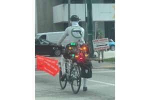 Florida man with ‘armed cyclist’ shows up again