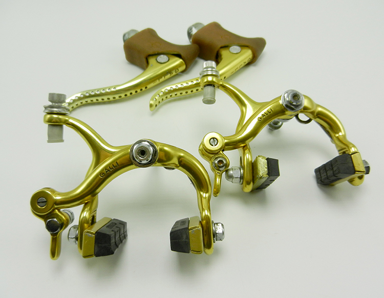 Galli criterium gold brakeset &ndash; South Salem Cycleworks