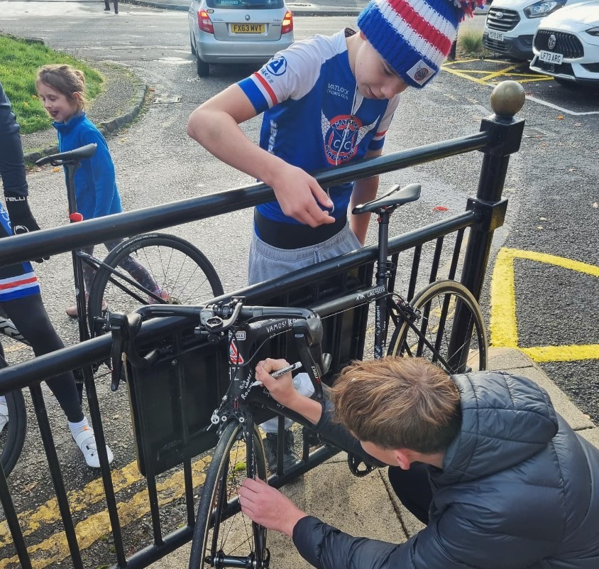 Harry MacFarlane’s bike graffiti