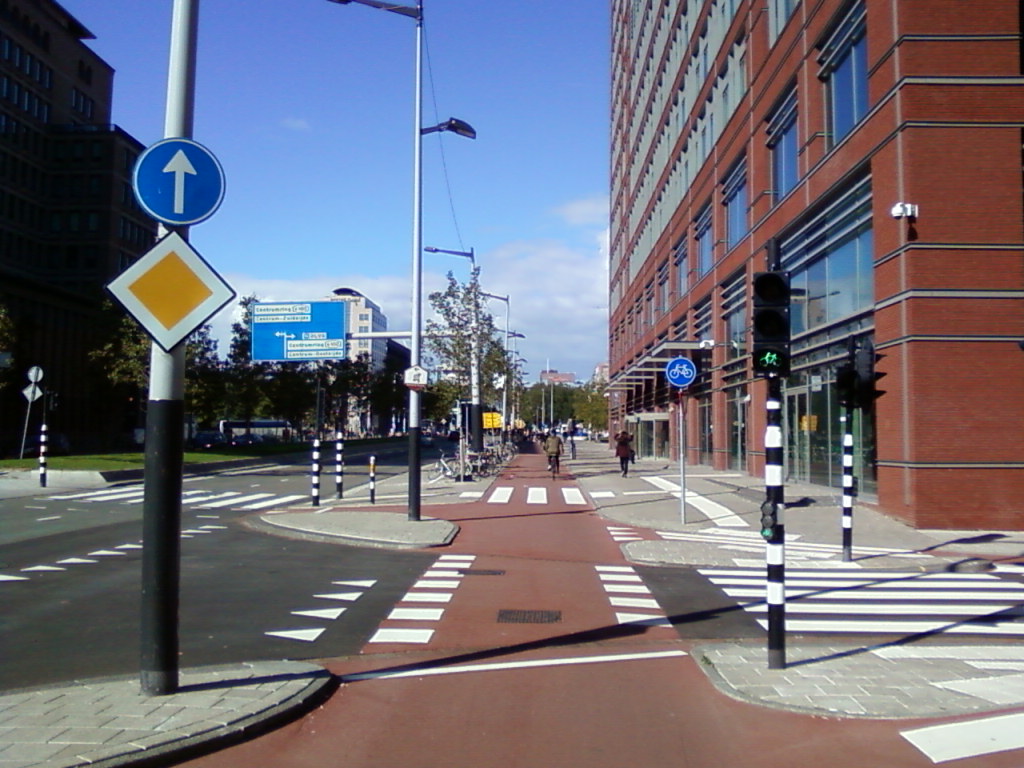 Amsterdam bike path