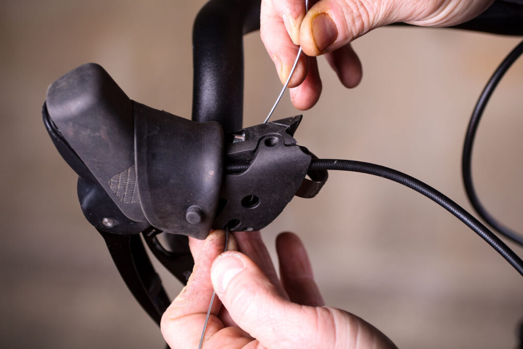 How to replace a gear cable 07