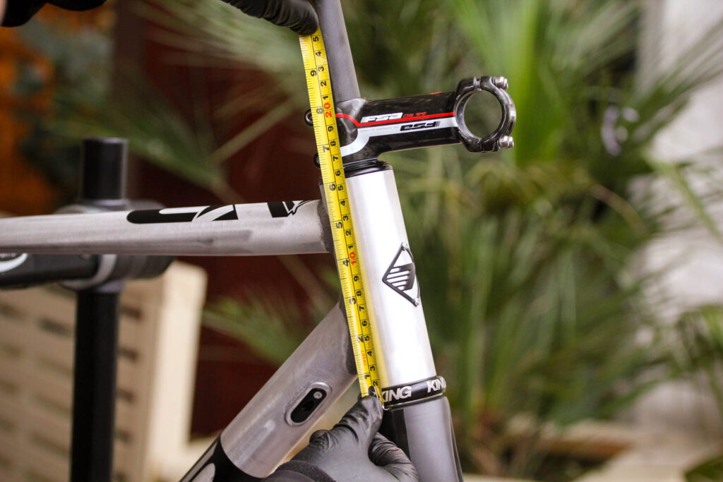 How to trim a carbon fibre steerer tube 01