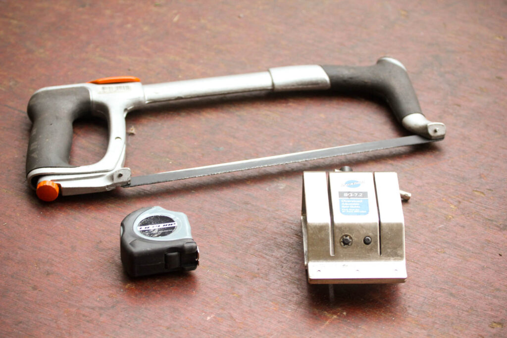 How to trim a carbon fibre steerer tube 02