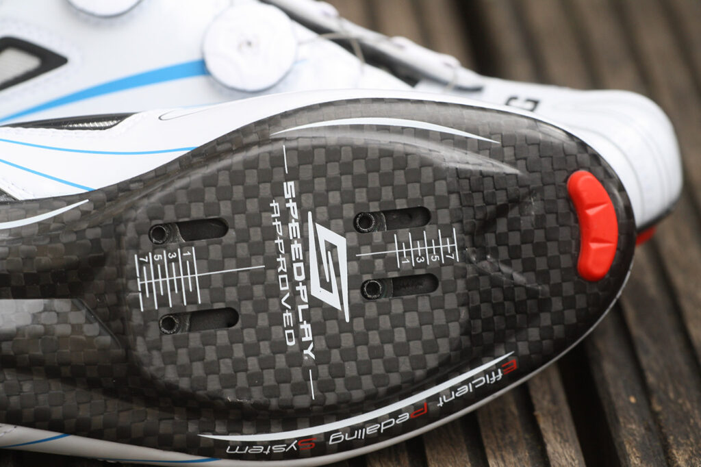 Gaerne Carbon G Chrono Speedplay road shoes &ndash; sole detail