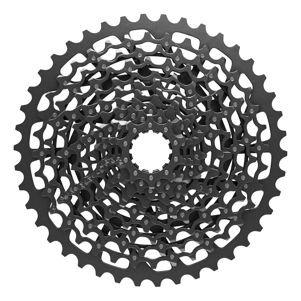 Huge 10-42 cassette gives a massive range