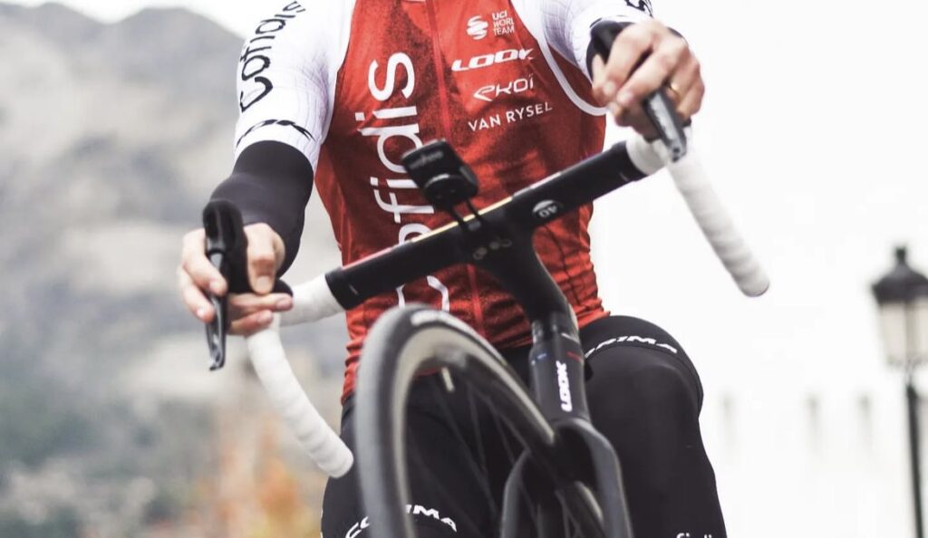 2023 Look road bike Team Cofidis handlebars