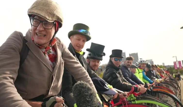 Jeremy Vine, Penny Farthing world record attempt