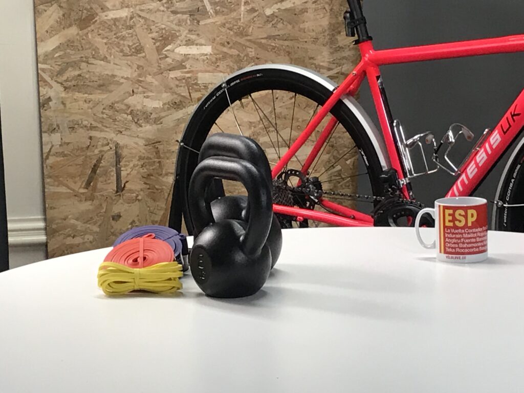 kettlebells and bands